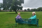 Chester Road Field with resident Maureen Walsh