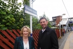 Mary Robinson and Matthew Worman of Arriva. 
