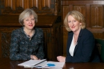 Mary with the Prime Minister 