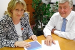 Mary with Tony Lloyd