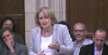 Mary speaking in the Cycling: Government Investment Debate